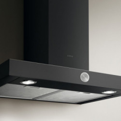 Elica LOL BL/A/90 - Cappa Aspirante a Parete, Nero, 90 cm, PRF0097906, A