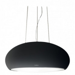 Elica SEASHELL BL/F/80 - Cappa Filtrante Sospesa, Nero Opaco, 80 cm, 500 m³/h, PRF0098393