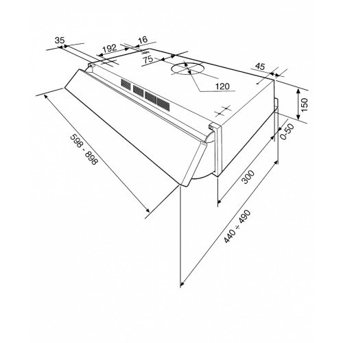 Smeg KSEIR62NE2 - Cappa Aspirante da Incasso,...