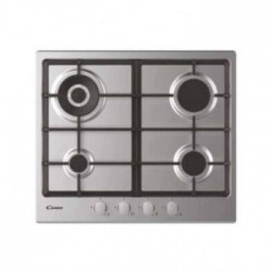 Candy CHG6BR4WX - Piano Cottura a Gas, 4 Fuochi, 60 cm, Inox