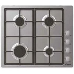 Candy CHG6LX - Piano Cottura a Gas, 4 Fuochi, 60 cm, Inox