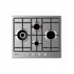 Candy CHW6D4WX - Piano Cottura, a Gas, 4 Fuochi, 60 cm, Inox 