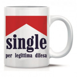 Tazza mug Marpimar TTB19 GOOD MORNING Single per legittima difesa
