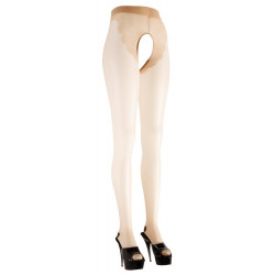 Cottelli Legwear Crotchless Tights - Collant Color Carne, Taglia 4