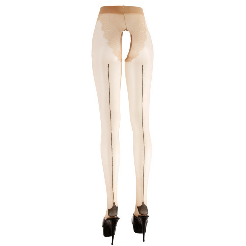 Cottelli Legwear Crotchless Tights - Collant...