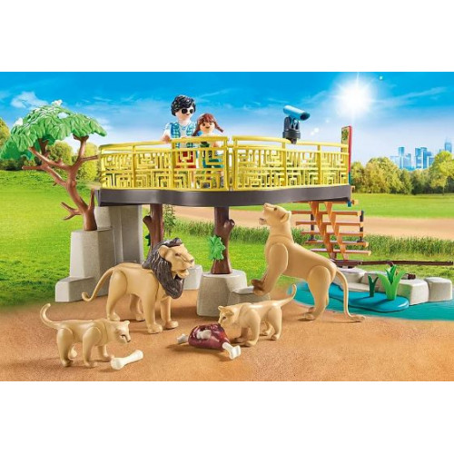 Playmobil FamilyFun Outdoor Lion Enclosure