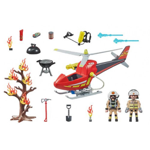 Playmobil City Action Fire Rescue Helicopter