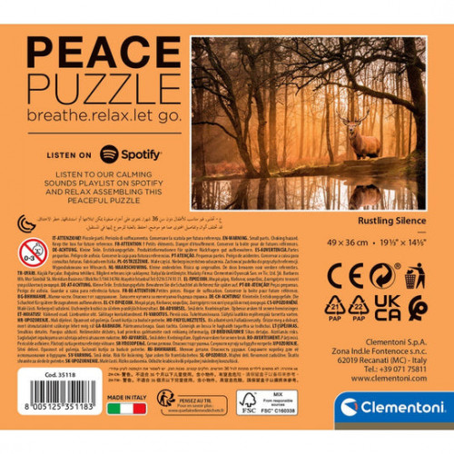 Clementoni Peace Collection 35118 puzzle 500 pz...