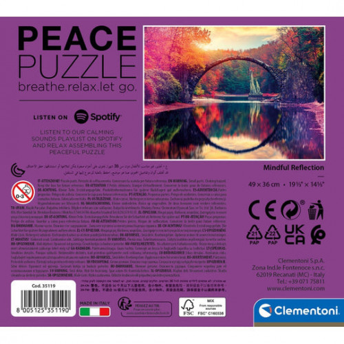 Clementoni Peace Collection 35119 puzzle 500 pz