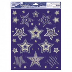 VETROFANIE NATALE BIANCHE