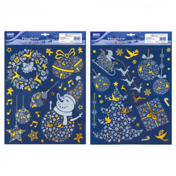 VETROFANIE NATALE BIAN 81358