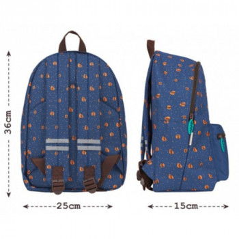 Zaino con tasca frontale orso 2