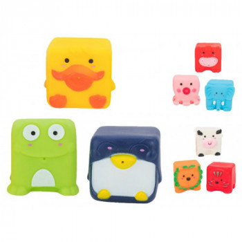 GOMMOLOSI CUBO/ANIMALI 3PZ... 2