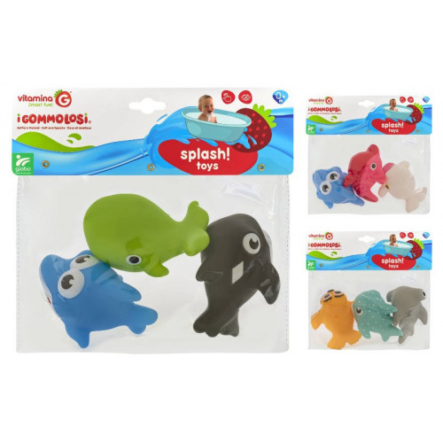 GOMMOLOSI ANIMALI MARINI 3PZ 3 ASS.