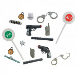 SET POLIZIA C/PISTOLA/ACCESSORI 2ASS.
