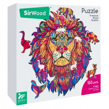 PUZZLE LEONE IN LEGNO A4...