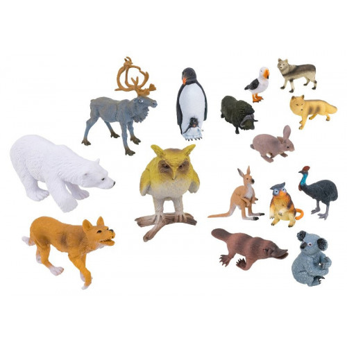 SET ANIMALI 5 PZ IN BUSTA 3 ASS