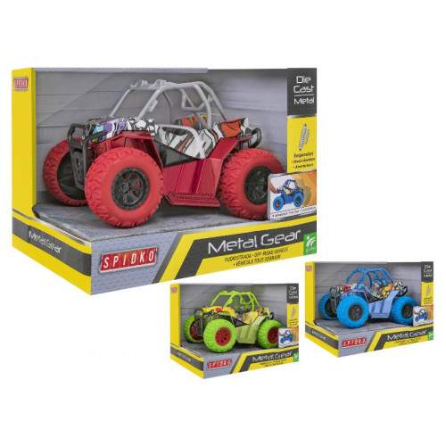 AUTO UTV DIE CAST RETROCARICA C/SOSPENSIONI 3COL
