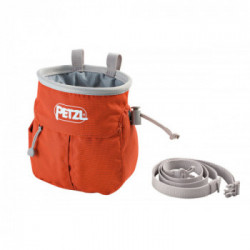 Petzl S040AA01 SAKAPOCHE Rosso - Sacchetto portamagnesite ergonomico con tasca