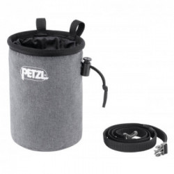 Petzl S038BA00 BANDI Grigio - Sacchetto portamagnesite di forma rotonda