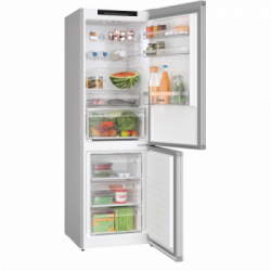 Bosch KGN362LDF - Frigorifero Combinato, Serie 4, Total NoFrost, 321 Litri, Inox, Classe D, 186x60x66,5 cm