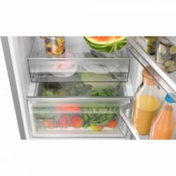 Bosch KGN362LDF - Frigorifero Combinato, Serie 4, Total NoFrost, 321 Litri, Inox, Classe D, 186x60x66,5 cm