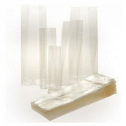 BUSTE FONDO QUADRO TRASPARENTI 6X20+5 USO ALIMENTARE