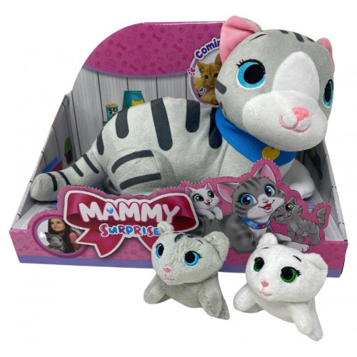 MAMMY SURPRISE BIG CAT GRAY