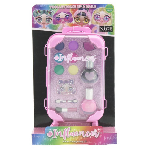 INFLUENCER BIG TROLLEY MAKE UP & NAILS