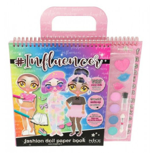 INFLUENCER FASHION DOLL PAPER BOOK