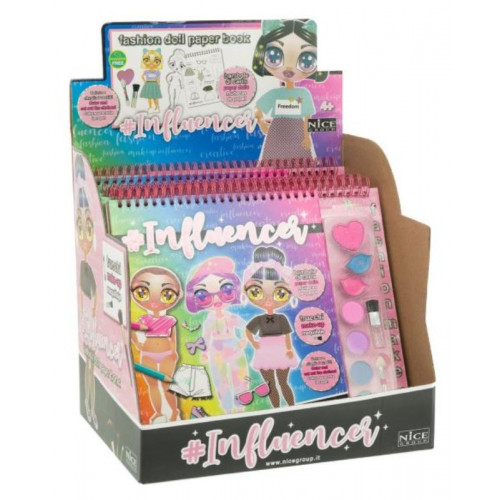 INFLUENCER FASHION DOLL PAPER BOOK