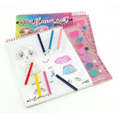 INFLUENCER FASHION DOLL PAPER BOOK