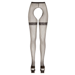 Cottelli Legwear Suspender Tights -Collant, Rete, Nero, Reggicalze, Taglia M-L