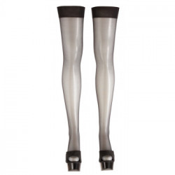 Cottelli Legwear Stockings - Calze, Nere, Provocanti, Taglia M