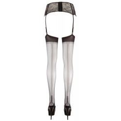 Cottelli Legwear Stockings -Calze, Nere, Riga Dietro, Taglia 6