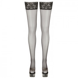 Cottelli Legwear Stockings - Calze ,Nere, Reggicalze, Sensuale, Taglia 8