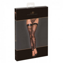 Noir Handmade Thigh High Stockings - Calze, Autoreggenti, Nere, Senza Piede, Taglia M