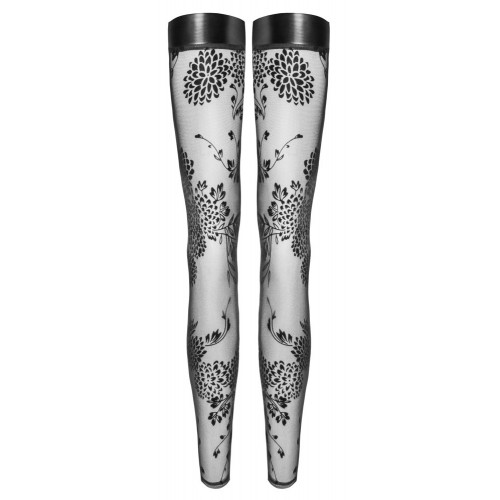 Noir Handmade Thigh High Stockings - Calze,...