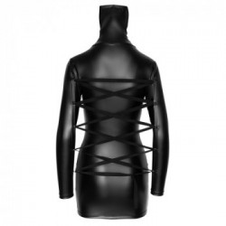 Cottelli Bondage Dress Black - Vestitino, Bondage, Nero,Taglia XL