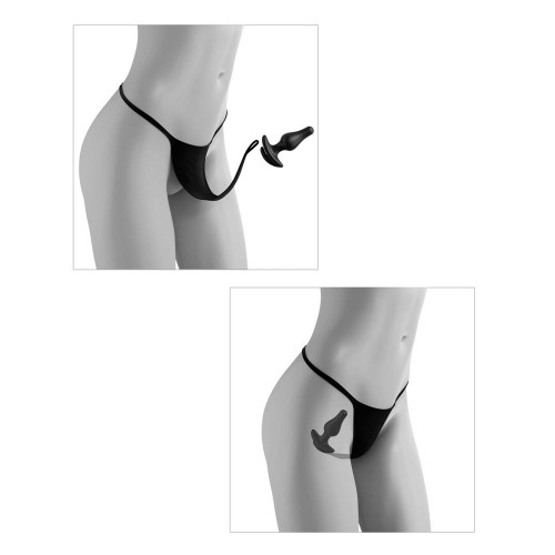 HookUp Panties Crotchless Love Garter -...