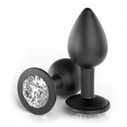 HookUp Panties Crotchless Secret Gem - Perizoma con Plug Anale, Silicone, Taglia XL-XXL