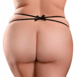 HookUp Panties Remote Triple Teaser - Perizoma con Plug Anale, Vibrazione, Telecomando, Ricaricabile, Taglia XL-XXL