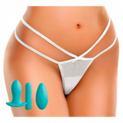 HookUp Panties Remote Bow Tie G String - Perizoma, Plug Vaginale, Vibrazione, Telecomando, Ricaricabile, Taglia S-L