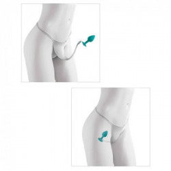 HookUp Panties Crotchless Secret Gem - Perizoma, Plug Anale, Stimolante, Taglia S-L