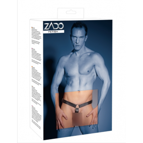 Zado String with Straps - Perizoma Nero, Dildo,...