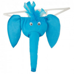 Svenjoyment Men's String Elephant - Perizoma a Forma di Elefante, Taglia S-L