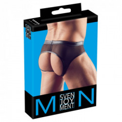 Svenjoyment Men's Briefs Bottomless - Slip, Uomo, Nero Trasparente, Taglia L