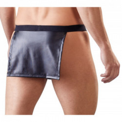 Svenjoyment Men's Briefs - Slip, Nero, Apertura Pene e Testicoli, Taglia S