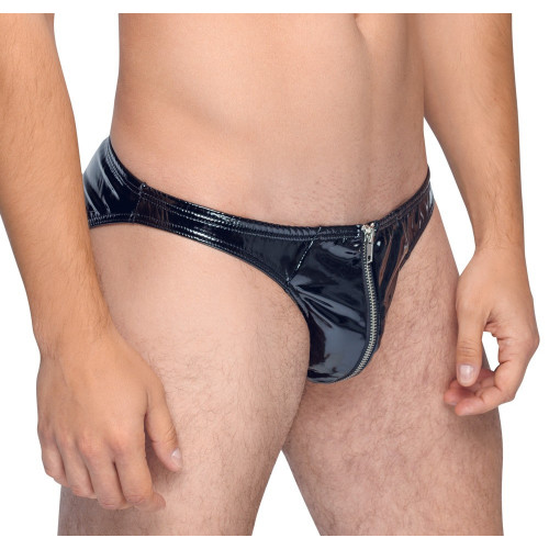 Black Level Vinyl Man Briefs - Slip, Uomo,...