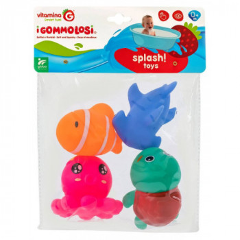 GOMMOLOSI ANIMALI MARINI 4PZ